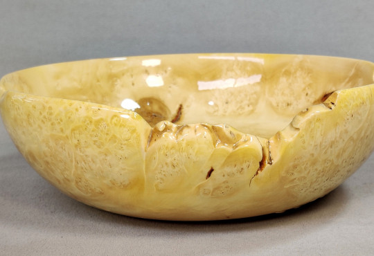 Handmade Wooden Candy Bowl / Maple Burl Wood